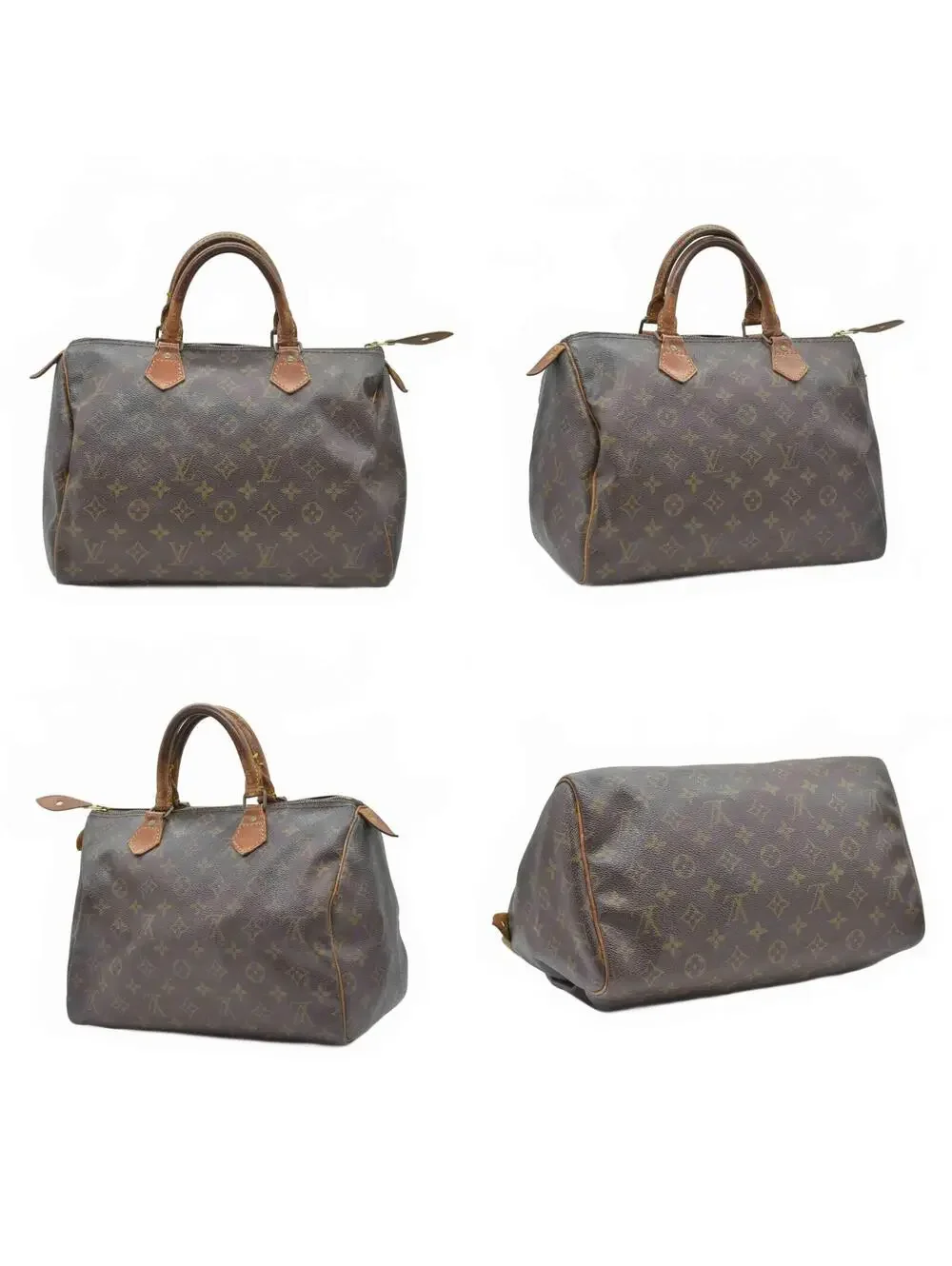 Louis Vuitton Monogram Speedy 30 Hand Bag 883 March 1988